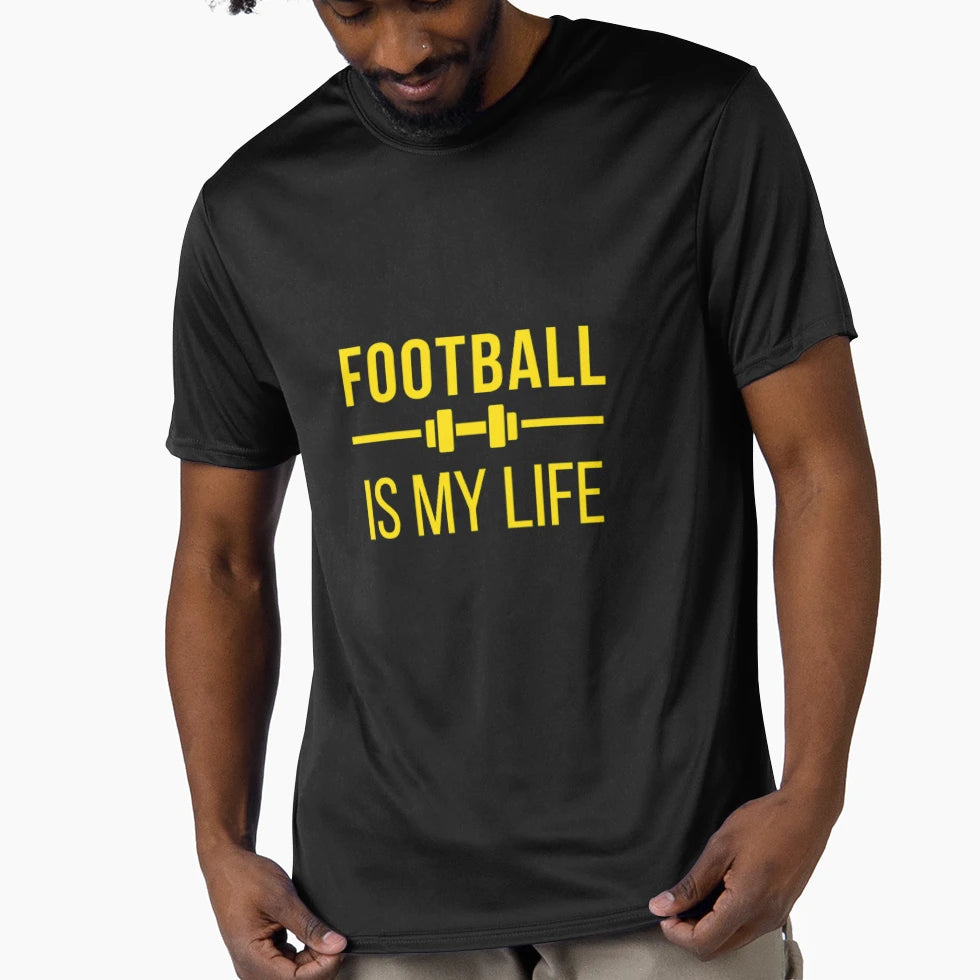 Football Is My Life Football Soccer T-Shirt - Graphic Print Unisex - T-Shirt, Sweatshirt, Hoodie