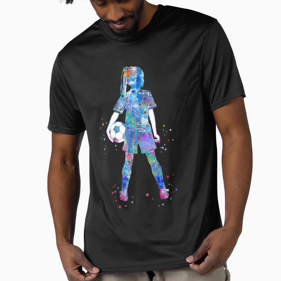 Soccer Player T-Shirt - Novelty Apparel Men Women - T-Shirt, Sweatshirt, Hoodie