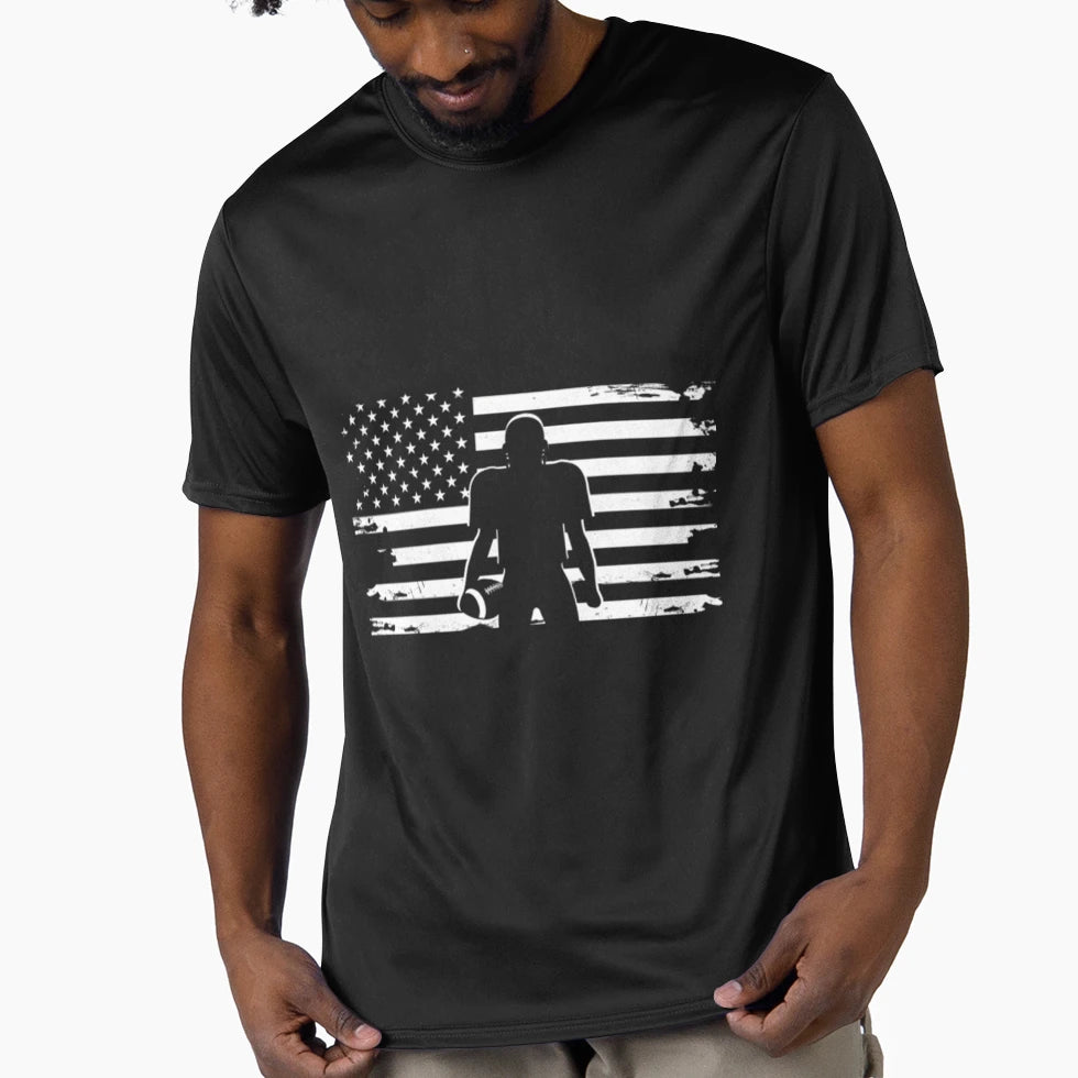 American Football Football T-Shirt - Aesthetic Graphic Men Women - T-Shirt, Sweatshirt, Hoodie