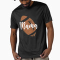 Mom Football American Brown Rugby Ball Gift T-Shirt - Graphic Print Unisex - T-Shirt, Sweatshirt, Hoodie