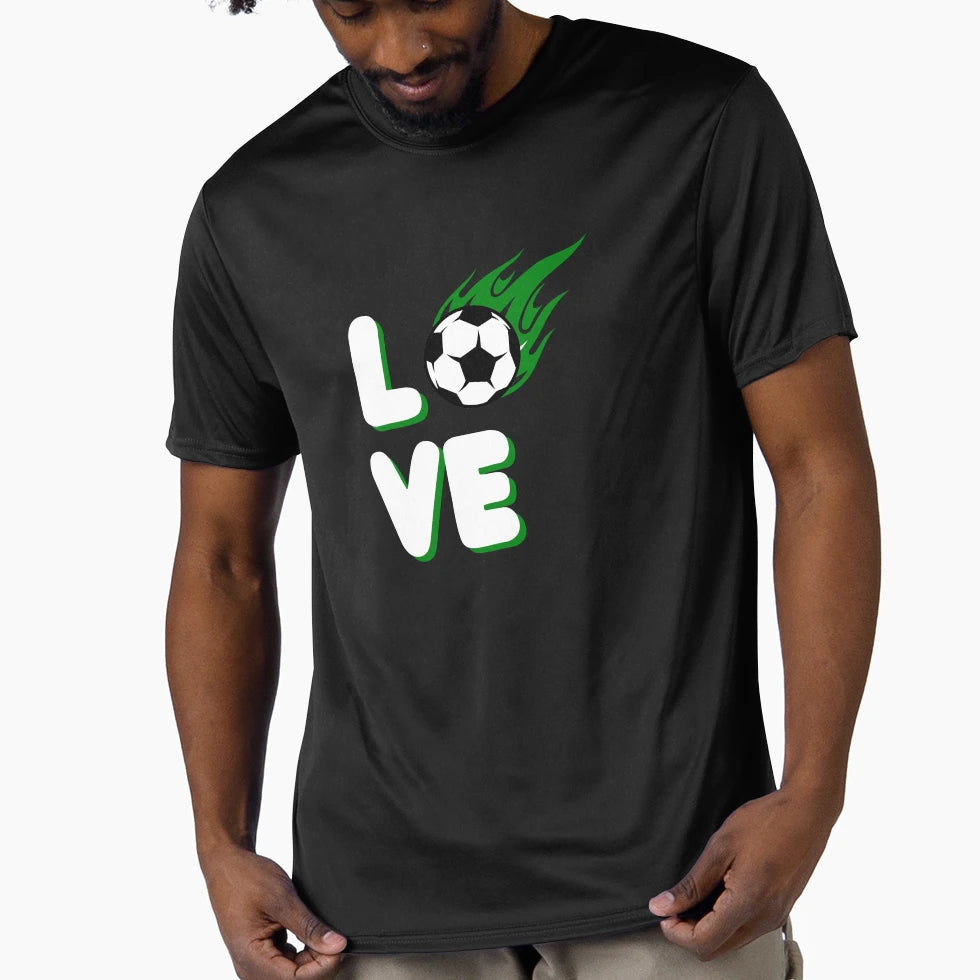 Love Football T-Shirt - Trendy Graphic for Adults - T-Shirt, Sweatshirt, Hoodie