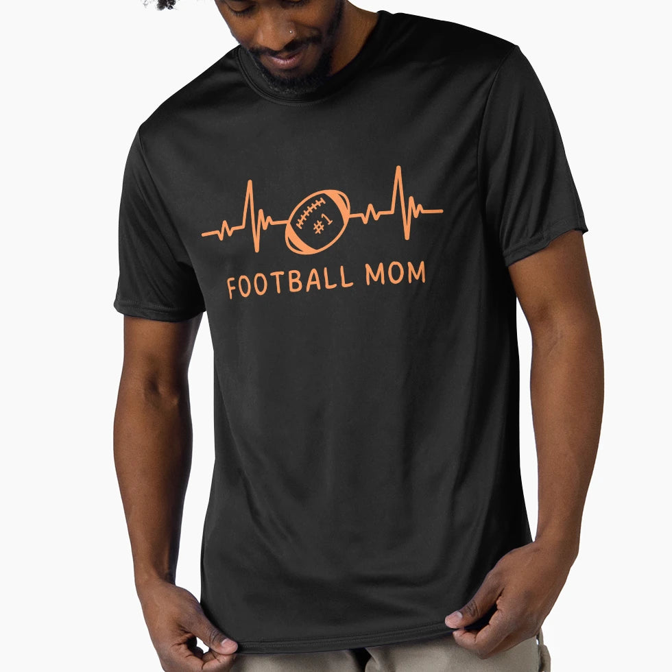 Football Mom T-Shirt - Streetwear Style Unisex - T-Shirt, Sweatshirt, Hoodie