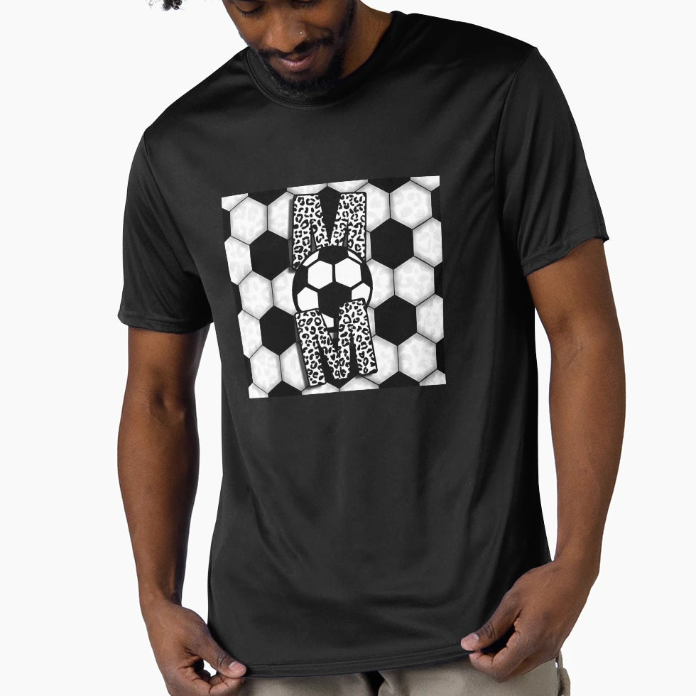 Mom Soccer Ball T-Shirt - Aesthetic Graphic for Adults - T-Shirt, Sweatshirt, Hoodie
