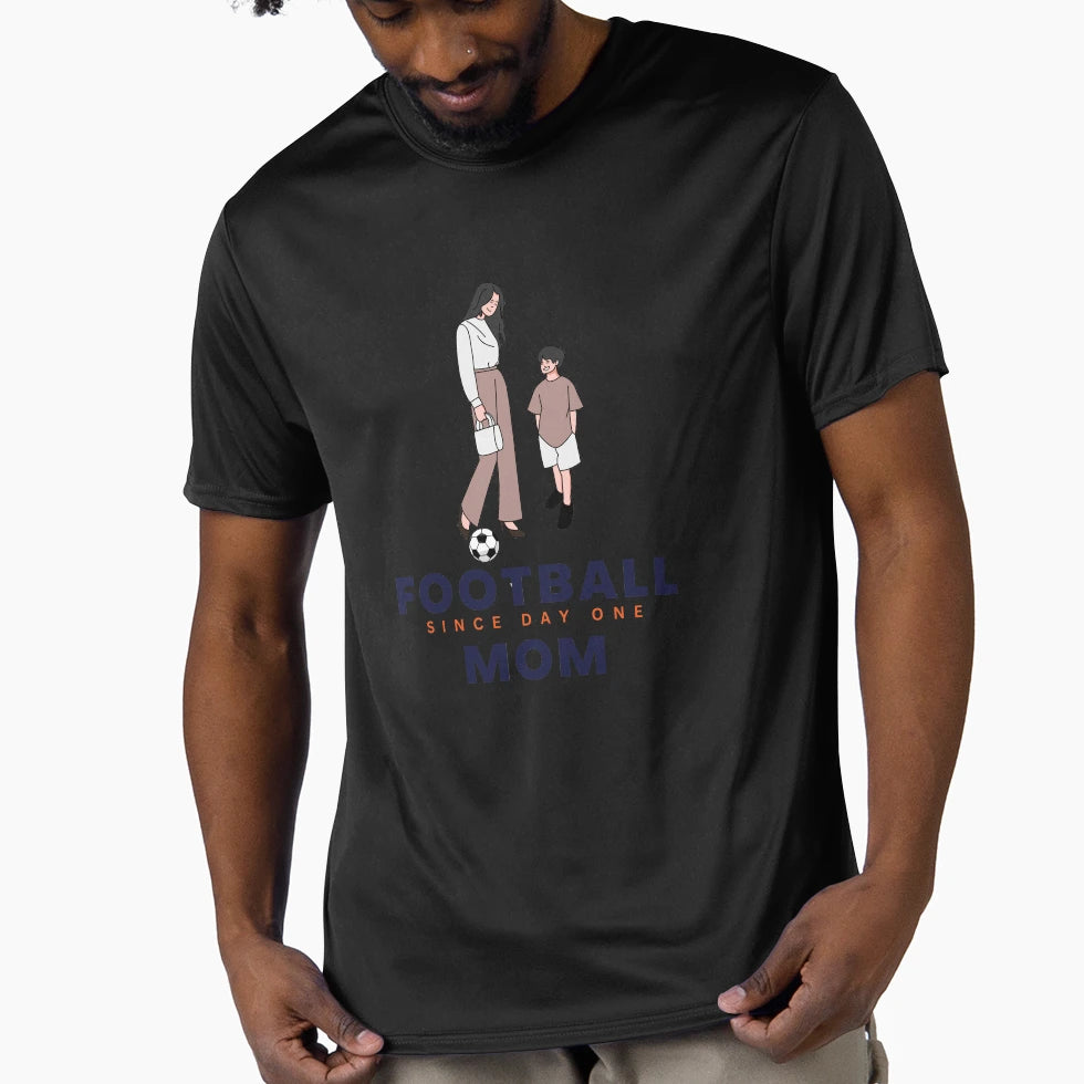 Football Mom T-Shirt - Minimalist Print Unisex - T-Shirt, Sweatshirt, Hoodie
