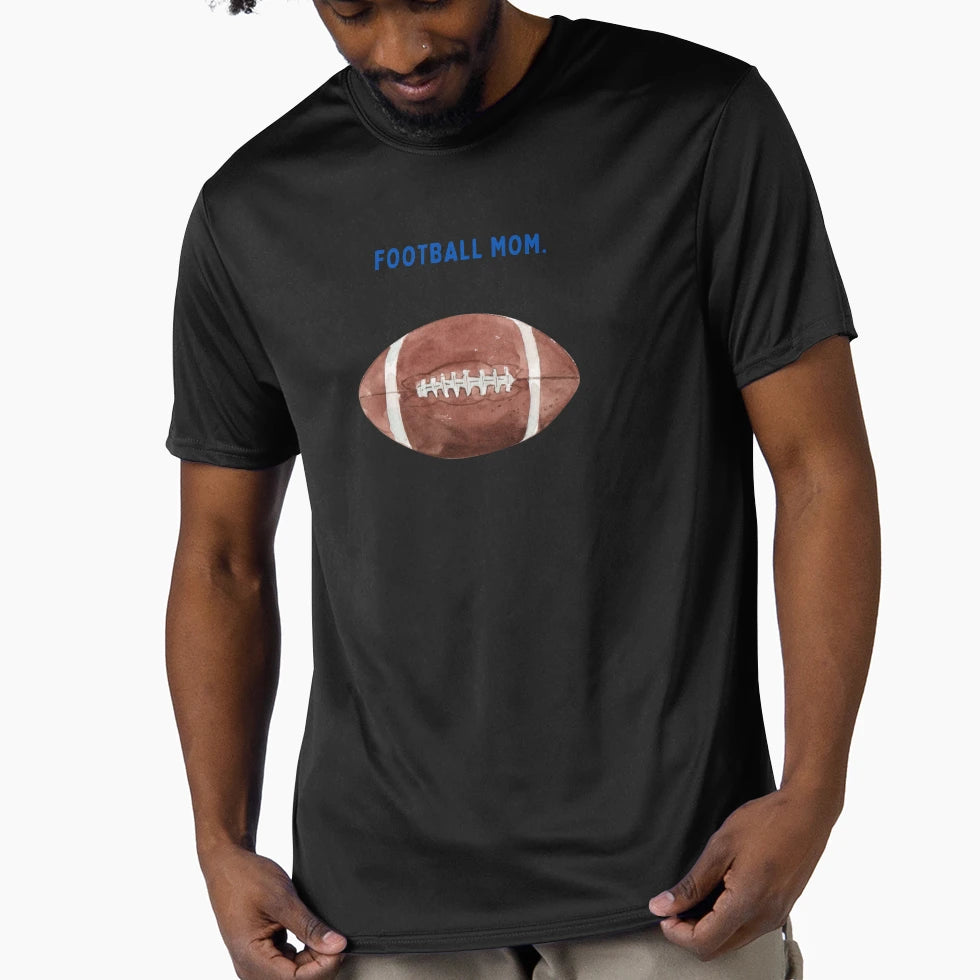 Football Mom T-Shirt - Custom Art Print Unisex - T-Shirt, Sweatshirt, Hoodie