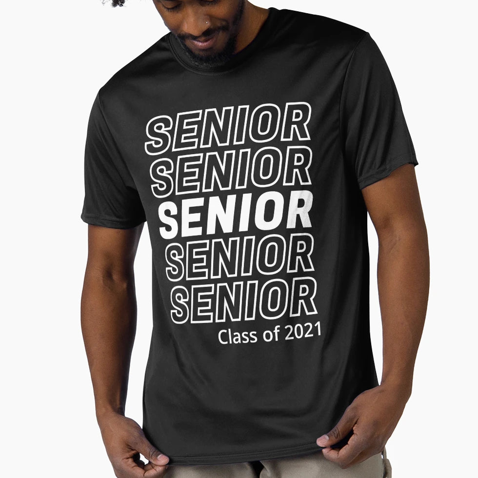 Class 2021 Senior Year V T-Shirt - Fun Novelty Design Unisex - T-Shirt, Sweatshirt, Hoodie