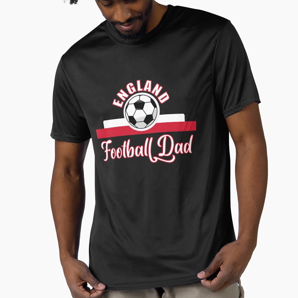 England Football Dad Fathers Day T-Shirt - Fun Novelty Design Men Women - T-Shirt, Sweatshirt, Hoodie