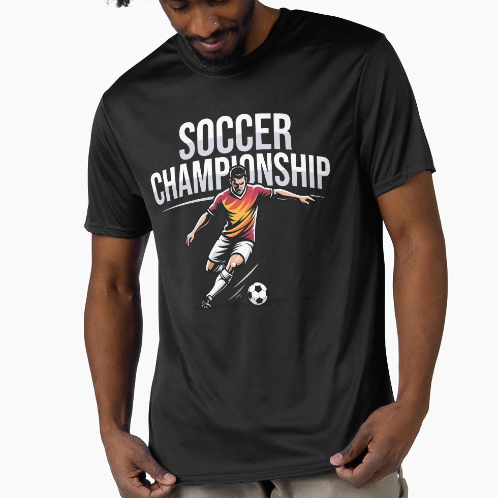 Soccer Championship T-Shirt - Novelty Apparel Unisex - T-Shirt, Sweatshirt, Hoodie
