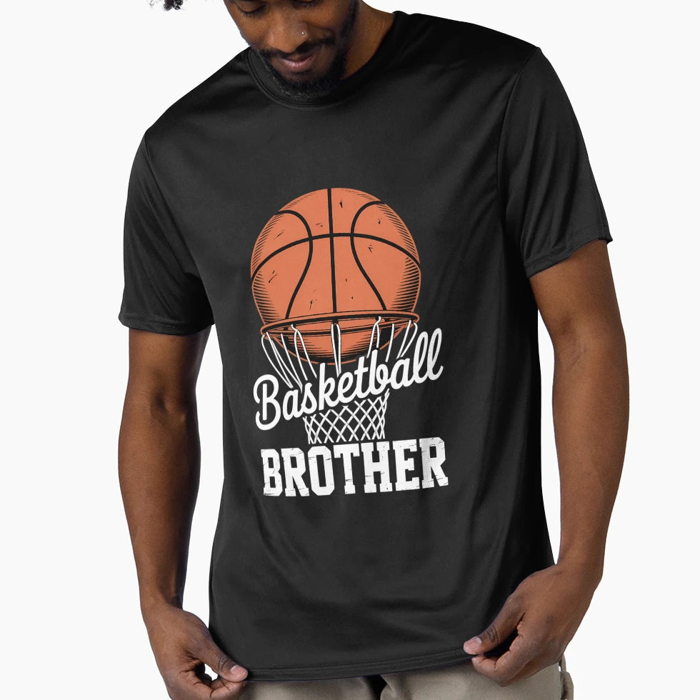 Mens Basketball Brother Basketball Player T-Shirt - Trendy Graphic Unisex - T-Shirt, Sweatshirt, Hoodie