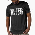 Simple Worlds Best Dad Typography T-Shirt - Minimalist Print for Adults - T-Shirt, Sweatshirt, Hoodie