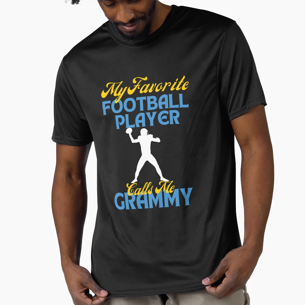 My Favorite Football Player Calls T-Shirt - Fun Novelty Design Men Women - T-Shirt, Sweatshirt, Hoodie