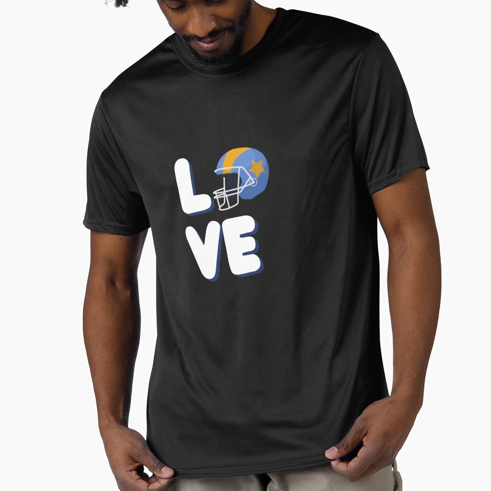 Love Football America T-Shirt - Casual Everyday Wear for Adults - T-Shirt, Sweatshirt, Hoodie