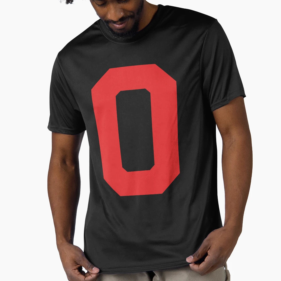 Number 0 Red Zero Sports Number 0 T-Shirt - Streetwear Style Men Women - T-Shirt, Sweatshirt, Hoodie