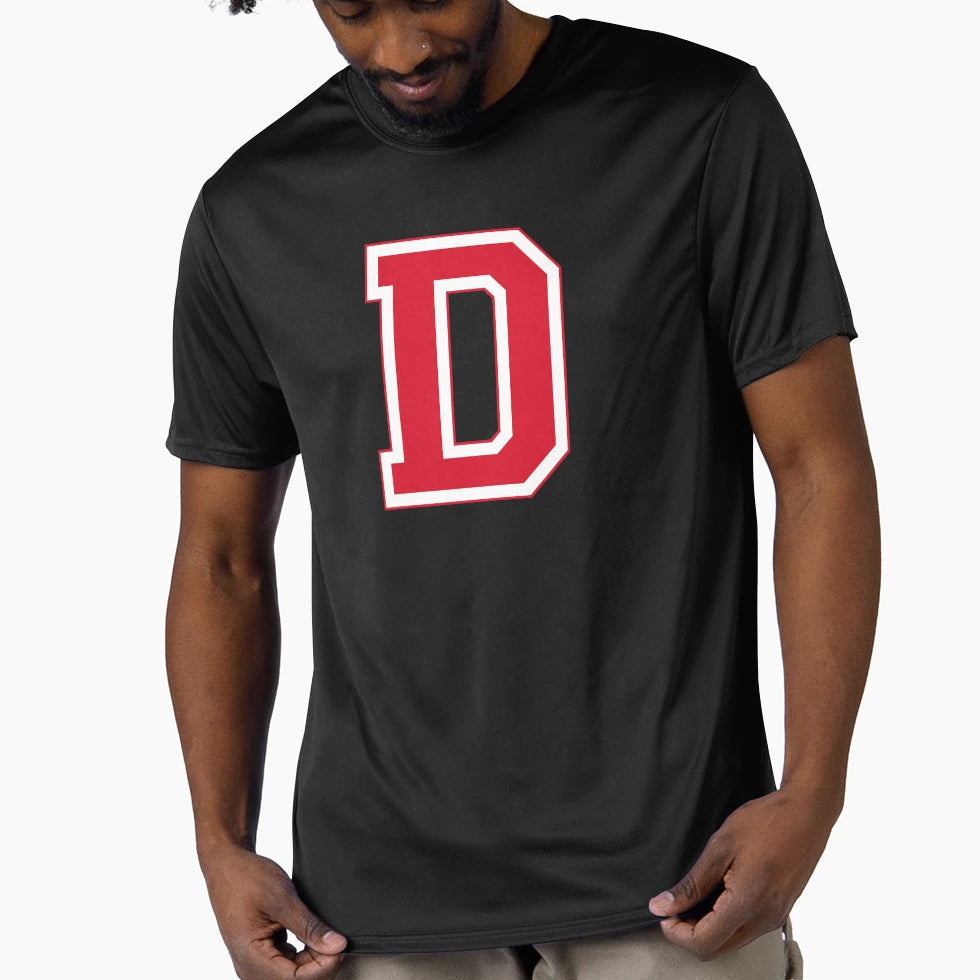 Red Varsity Letter D T-Shirt - Aesthetic Graphic Men Women - T-Shirt, Sweatshirt, Hoodie