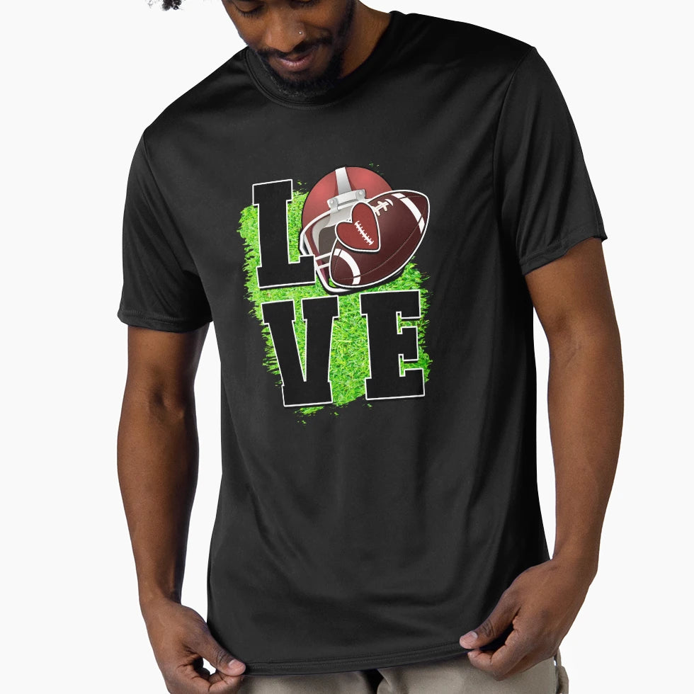 Love Football Day T-Shirt - Trendy Graphic for Adults - T-Shirt, Sweatshirt, Hoodie