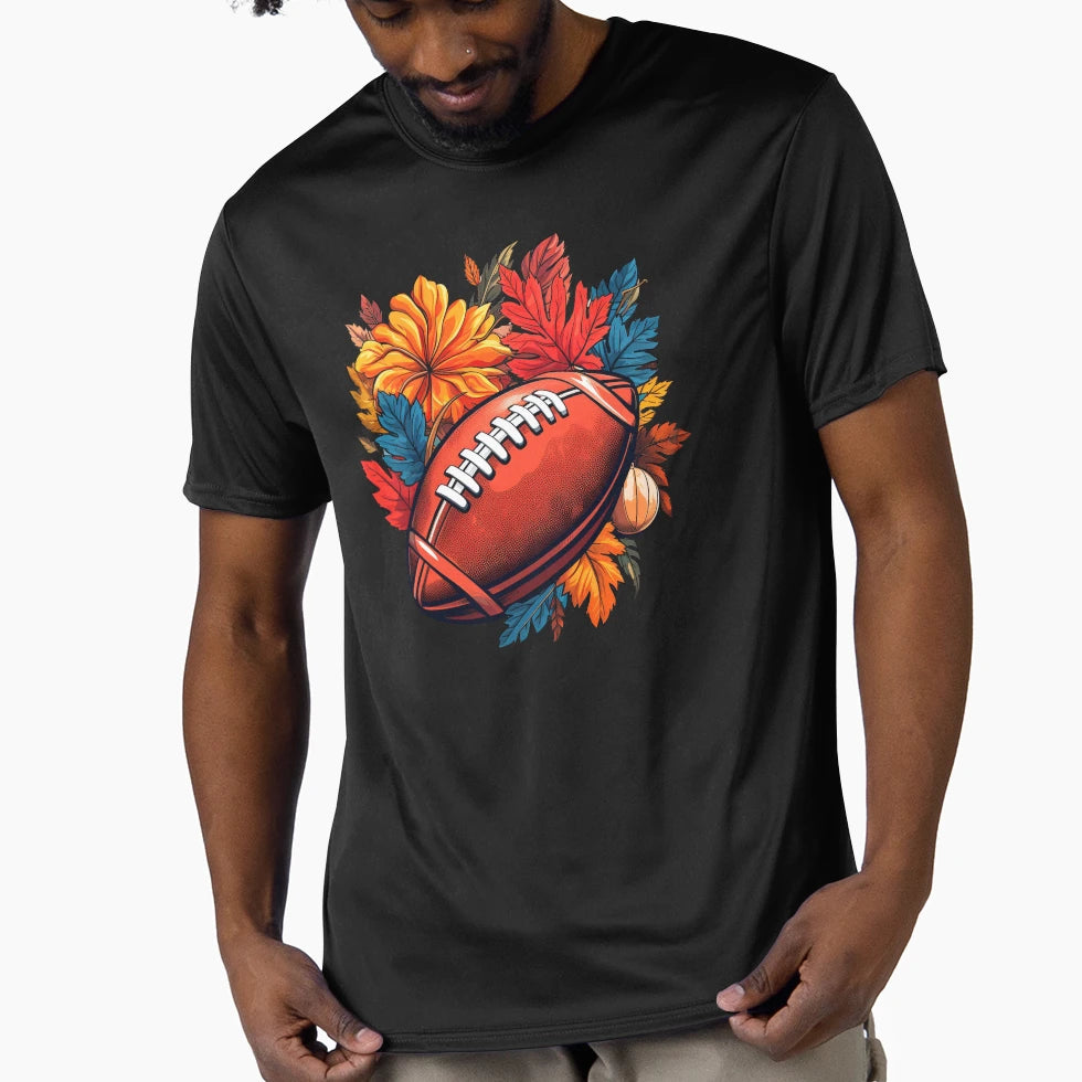 Touchdown Season Football Autumn T-Shirt - Graphic Print for Adults - T-Shirt, Sweatshirt, Hoodie