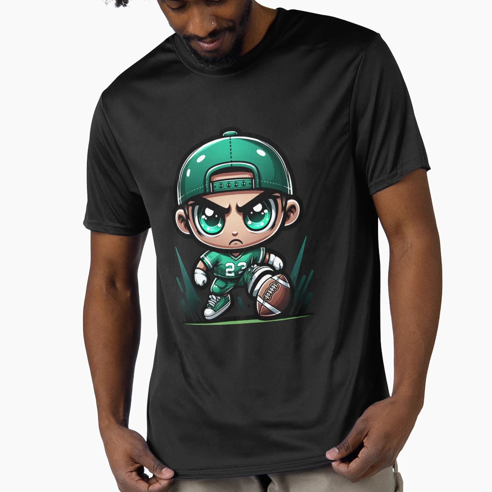 Angry Football Player T-Shirt - Novelty Apparel for Adults - T-Shirt, Sweatshirt, Hoodie