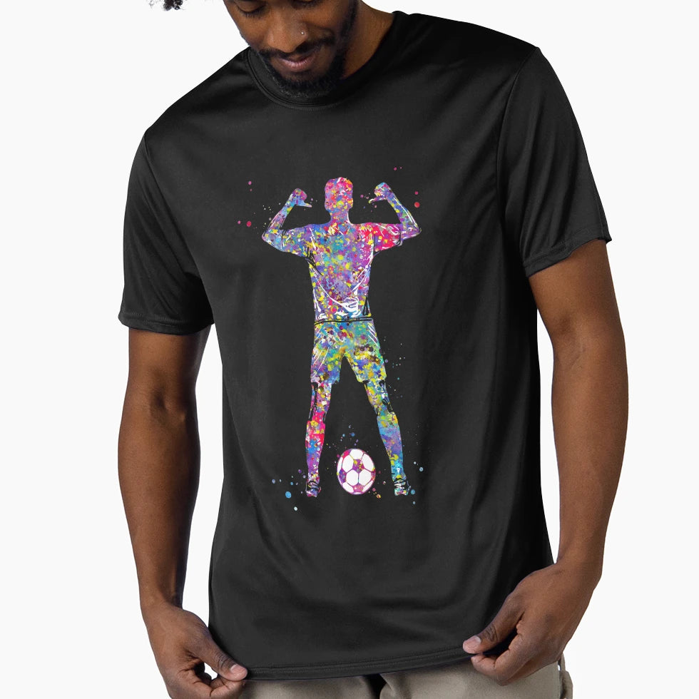 Male Soccer Player T-Shirt - Fun Novelty Design Men Women - T-Shirt, Sweatshirt, Hoodie