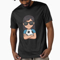 Soccer Holding Soccer Ball Soccer T-Shirt - Minimalist Print Unisex - T-Shirt, Sweatshirt, Hoodie