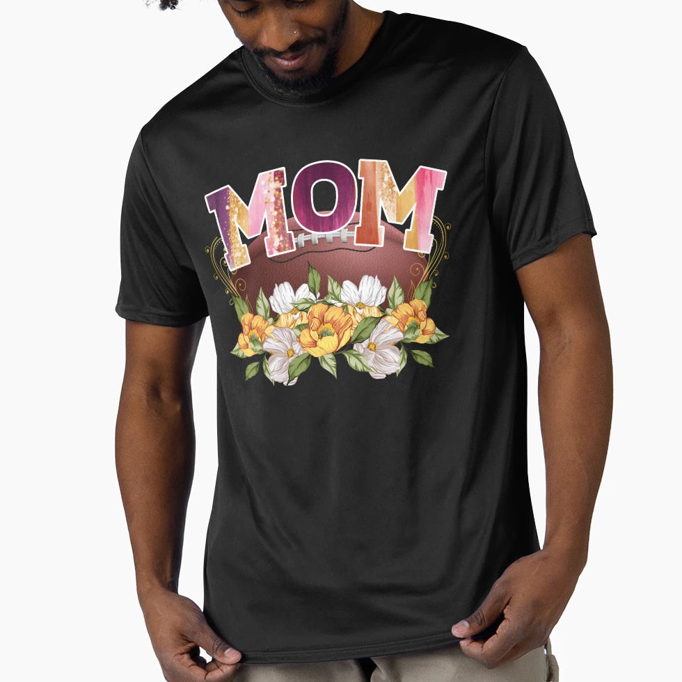 Mom American Football T-Shirt - Graphic Print Men Women - T-Shirt, Sweatshirt, Hoodie