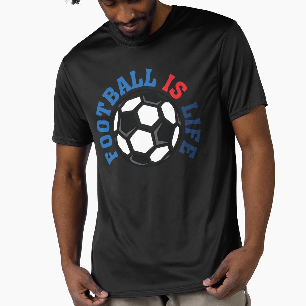 Football Is Life T-Shirt - Unique Graphic Unisex - T-Shirt, Sweatshirt, Hoodie