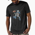 American Football Skeleton Halloween T-Shirt - Custom Art Print Men Women - T-Shirt, Sweatshirt, Hoodie