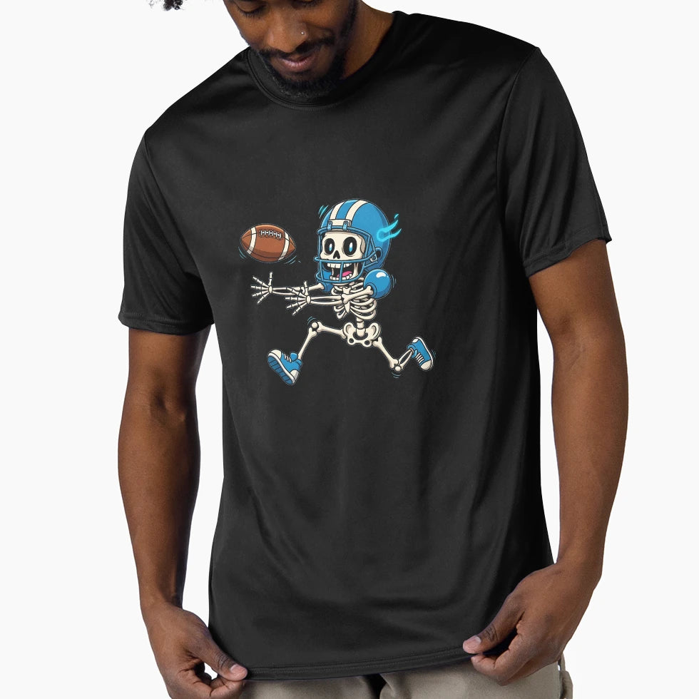 American Football Skeleton Halloween T-Shirt - Custom Art Print for Adults - T-Shirt, Sweatshirt, Hoodie