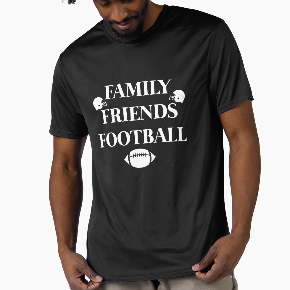 Family Friends Football T-Shirt - Trendy Graphic Unisex - T-Shirt, Sweatshirt, Hoodie