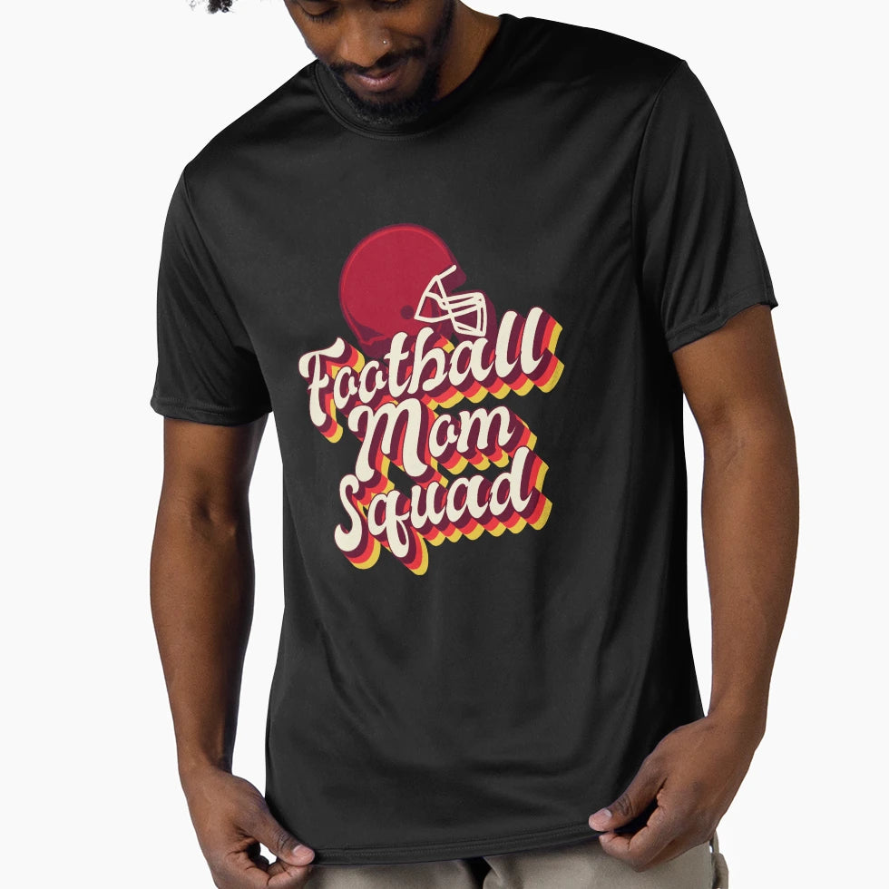 Football Mom Squad T-Shirt - Trendy Graphic Unisex - T-Shirt, Sweatshirt, Hoodie