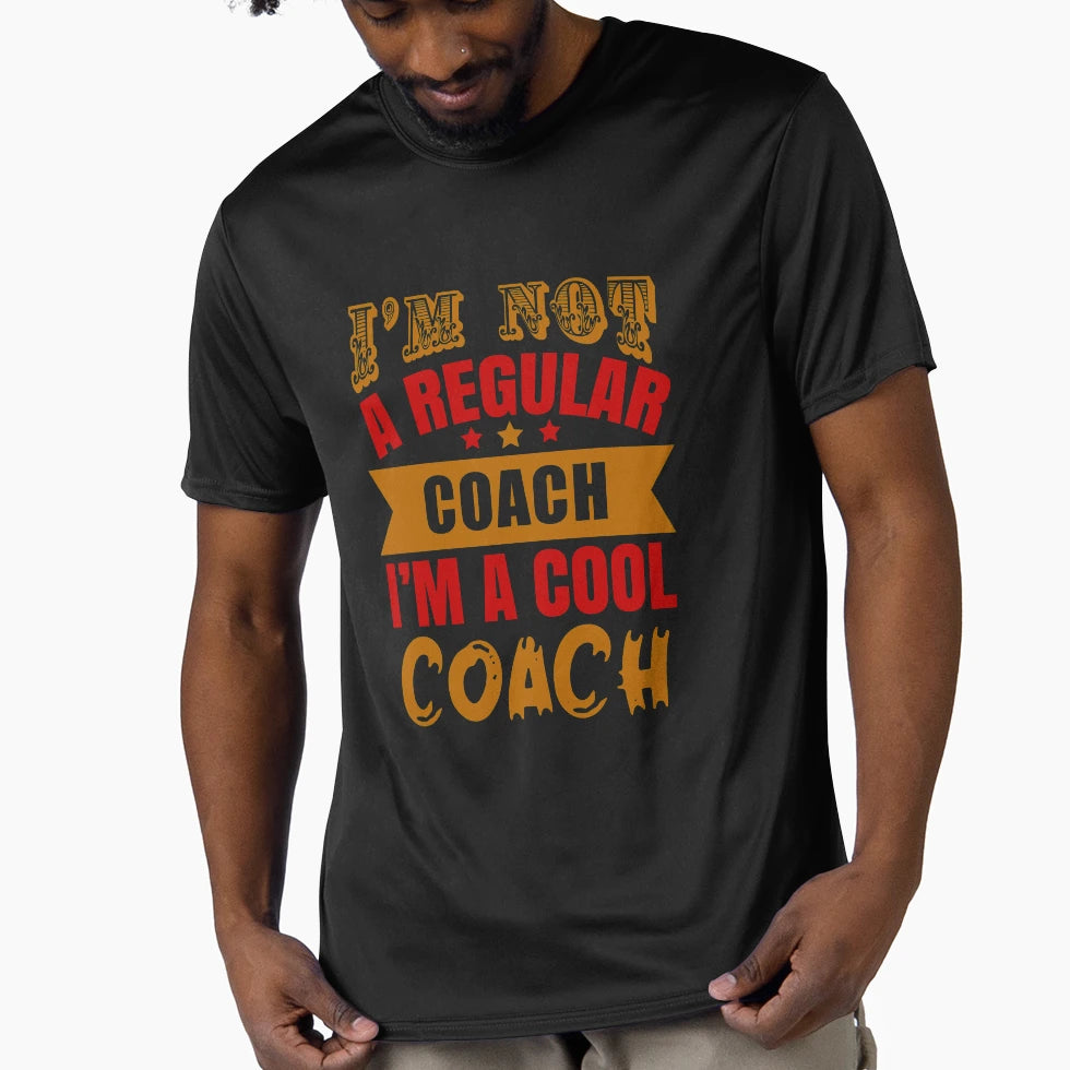 Im Not Regular Coach Im Coach Dark T-Shirt - Unique Graphic for Adults - T-Shirt, Sweatshirt, Hoodie