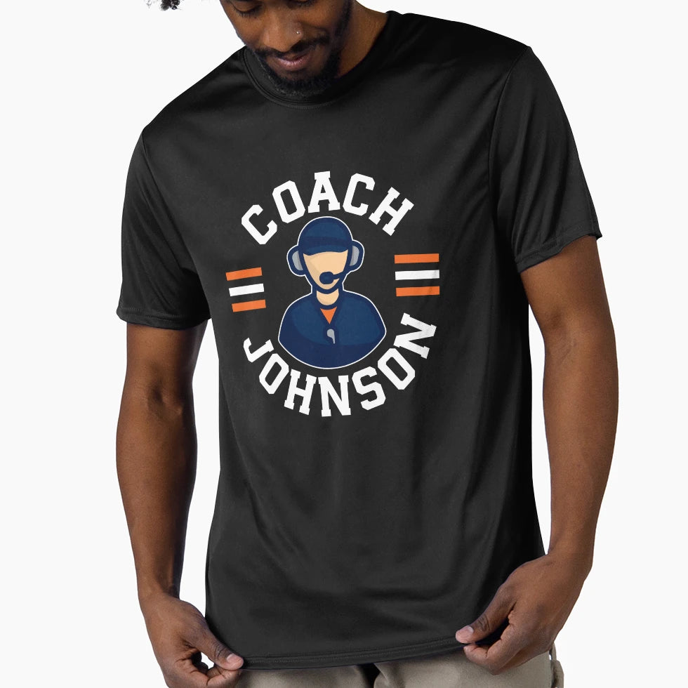 Coach Ben Johnson Chicago Bears Colour T-Shirt - Graphic Print Men Women - T-Shirt, Sweatshirt, Hoodie