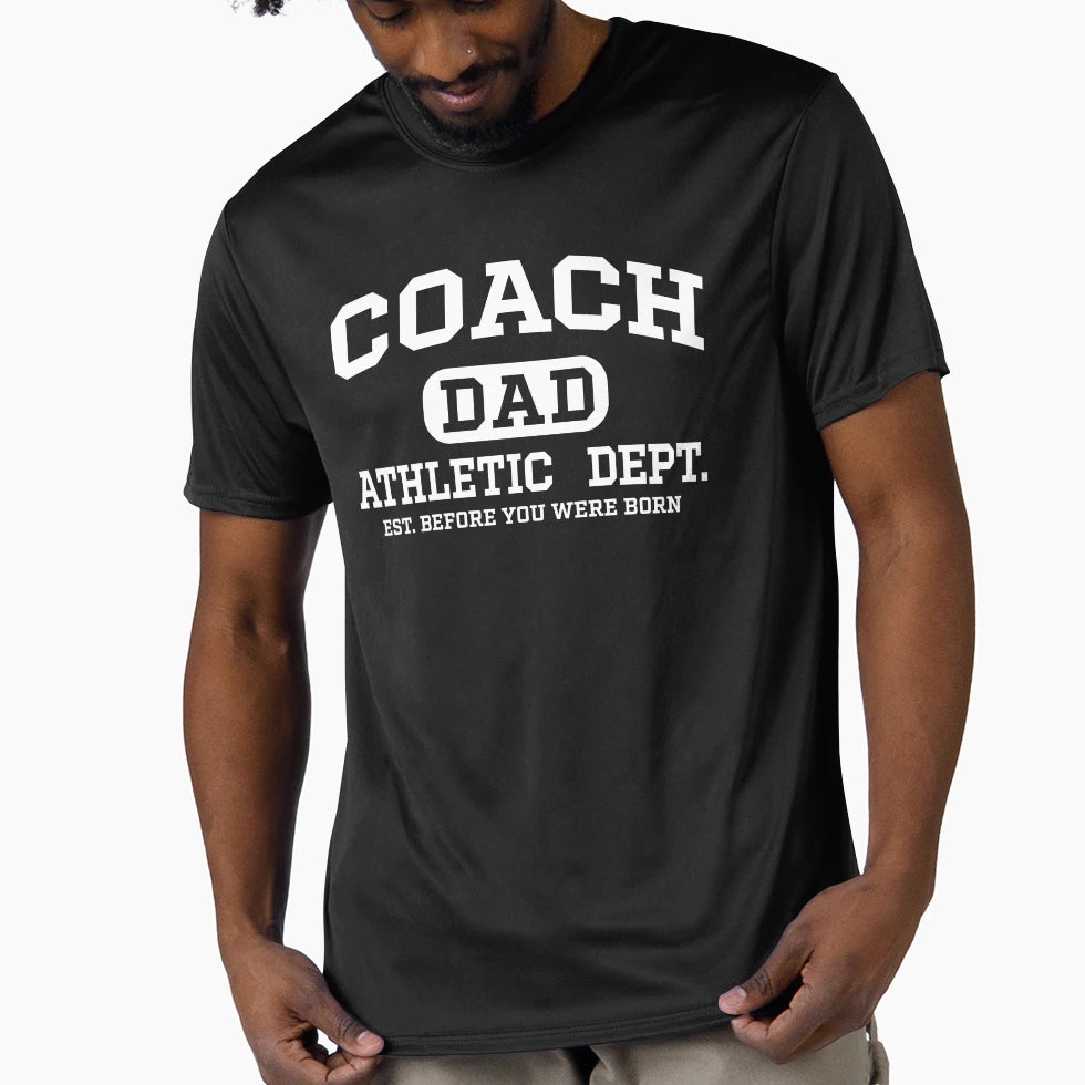 Coach Dad Athletic Department T-Shirt - Unique Graphic Men Women - T-Shirt, Sweatshirt, Hoodie