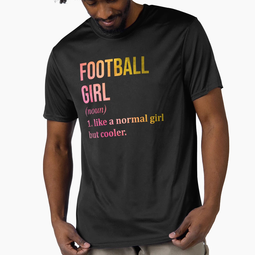 Football Definition Watercolor T-Shirt - Fun Novelty Design Unisex - T-Shirt, Sweatshirt, Hoodie