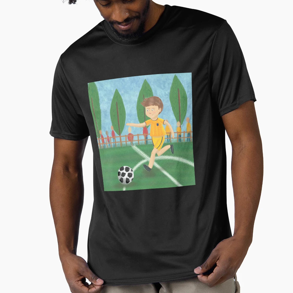 Footballer T-Shirt - Graphic Print Unisex - T-Shirt, Sweatshirt, Hoodie