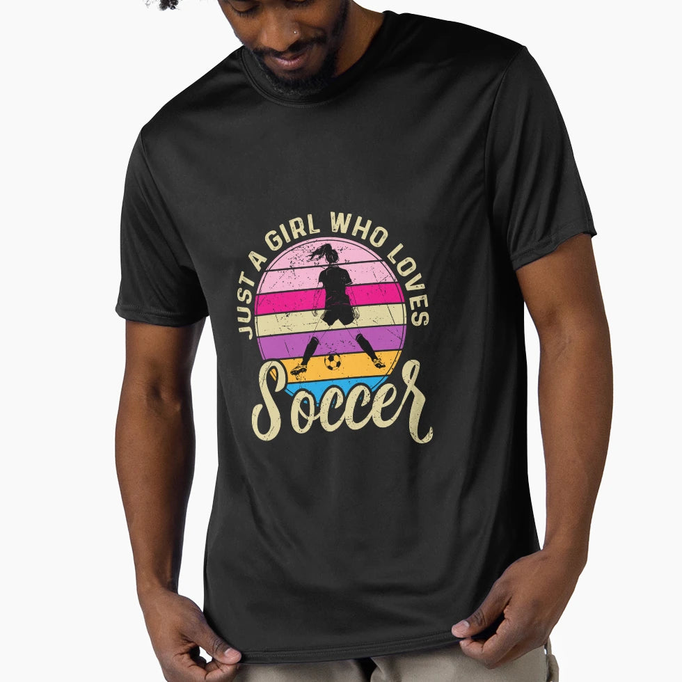 Soccer Player T-Shirt - Aesthetic Graphic for Adults - T-Shirt, Sweatshirt, Hoodie