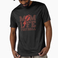 Mom Life Football T-Shirt - Aesthetic Graphic for Adults - T-Shirt, Sweatshirt, Hoodie