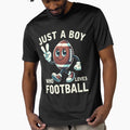 Just Who Loves Football T-Shirt - Aesthetic Graphic for Adults - T-Shirt, Sweatshirt, Hoodie