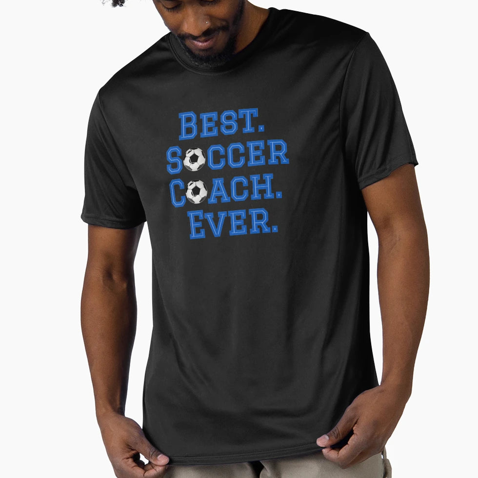 Best Soccer Coach T-Shirt - Casual Everyday Wear for Adults - T-Shirt, Sweatshirt, Hoodie