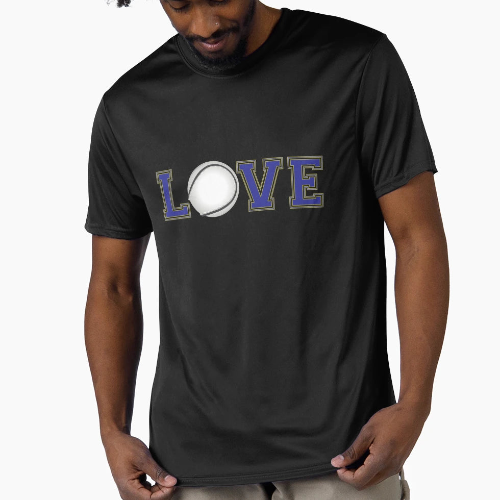 Love Hurling Blue Varsity Typographic T-Shirt - Novelty Apparel for Adults - T-Shirt, Sweatshirt, Hoodie