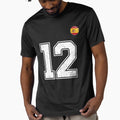 Spain Soccer Number 12 Vintage Sports Fan by - Adult & Kids T-Shirts, Sweatshirts & Hoodies apparel design preview 1