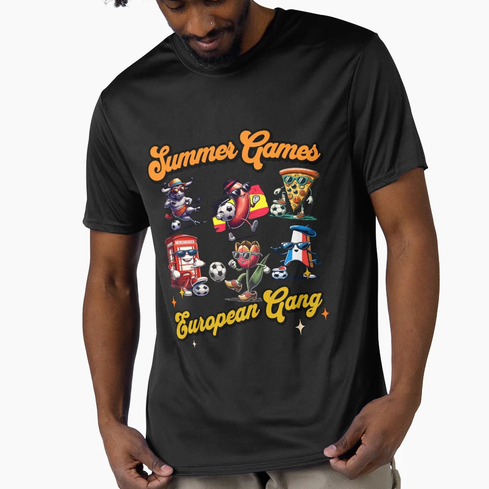 Summer Games European Gang Fun T-Shirt - Casual Everyday Wear Men Women - T-Shirt, Sweatshirt, Hoodie