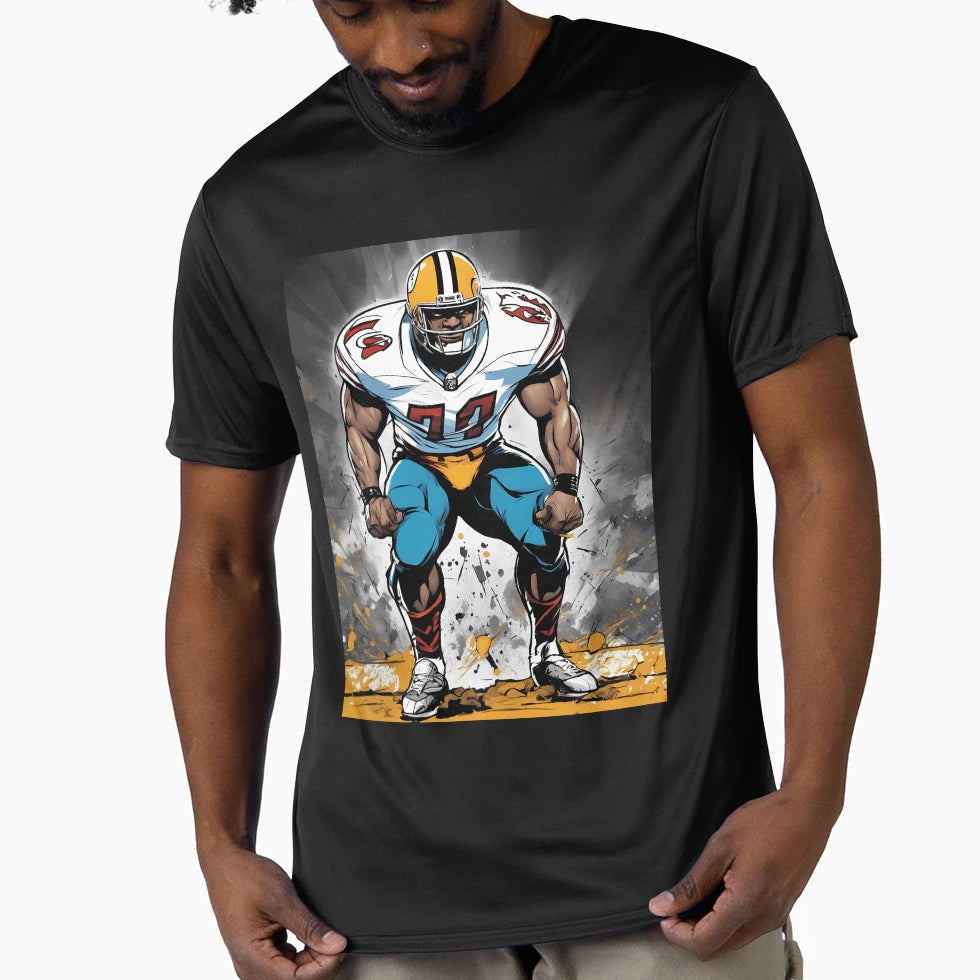 American Football Wide Receiver T-Shirt - Minimalist Print for Adults - T-Shirt, Sweatshirt, Hoodie
