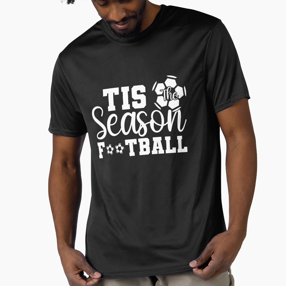 Tis Season Football T-Shirt - Fun Novelty Design Unisex - T-Shirt, Sweatshirt, Hoodie