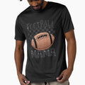 Football Mama Glitter T-Shirt - Fun Novelty Design for Adults - T-Shirt, Sweatshirt, Hoodie
