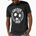 Copy Soccer Dad Father Soccer Ball T-Shirt - Trendy Graphic for Adults - T-Shirt, Sweatshirt, Hoodie