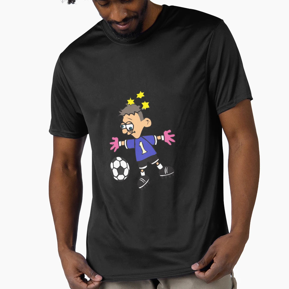 Confused And Funny Soccer Goalkeeper T-Shirt - Casual Everyday Wear Unisex - T-Shirt, Sweatshirt, Hoodie