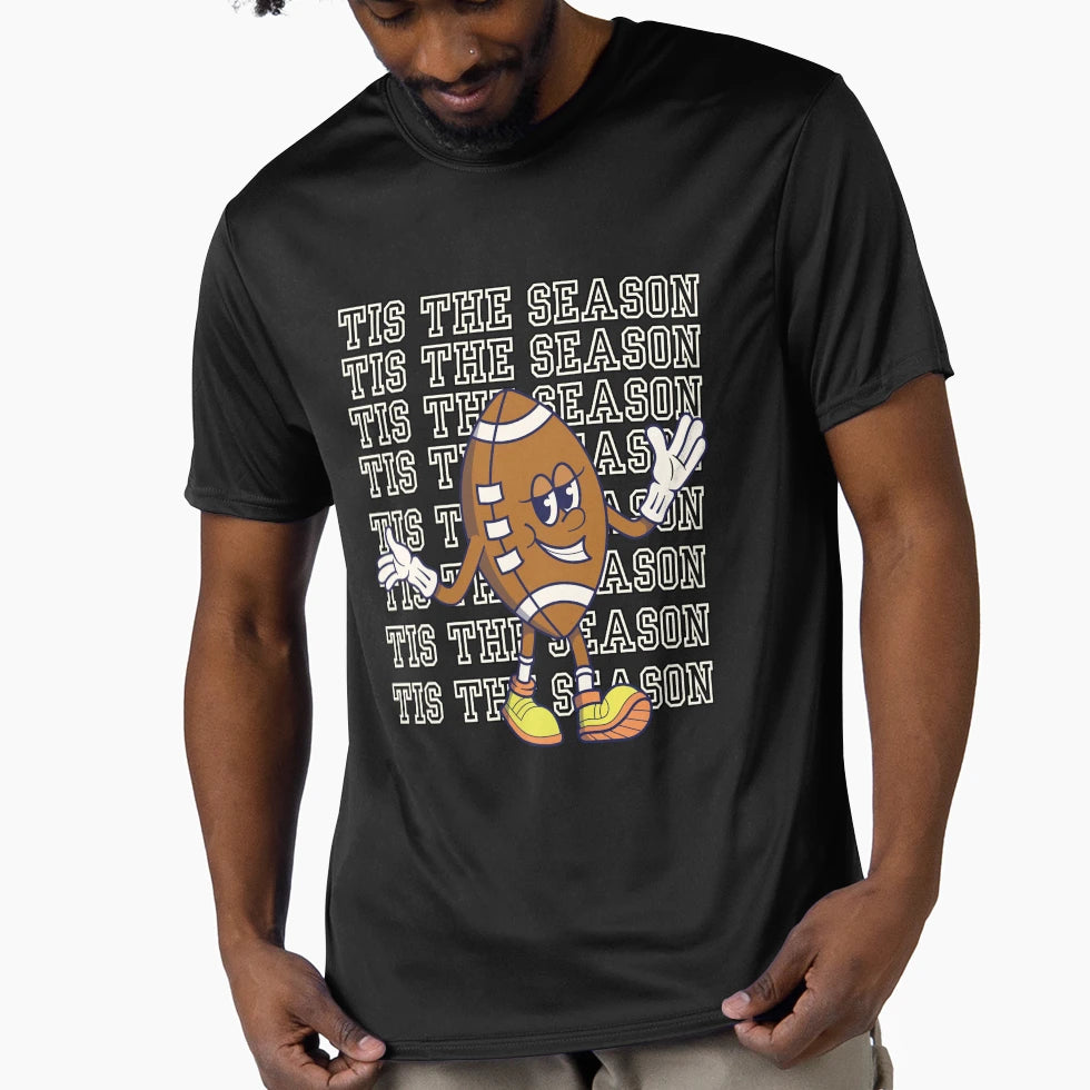 Tis Season Football Season Game Day T-Shirt - Novelty Apparel Unisex - T-Shirt, Sweatshirt, Hoodie