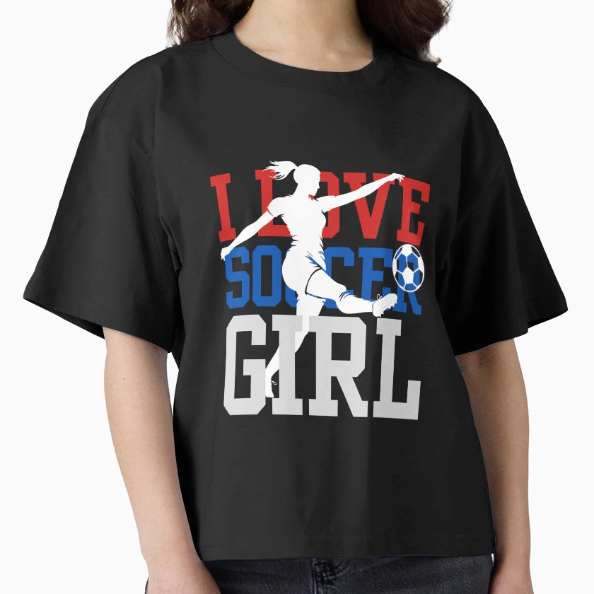 I Love Soccer Kickin It T-Shirt - Trendy Graphic for Adults - T-Shirt, Sweatshirt, Hoodie