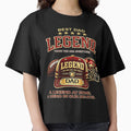 Dad Legend Red Baseball Cap T-Shirt - Streetwear Style Men Women - T-Shirt, Sweatshirt, Hoodie