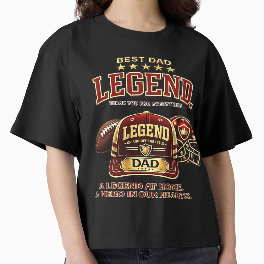 Dad Legend Red Baseball Cap T-Shirt - Streetwear Style Men Women - T-Shirt, Sweatshirt, Hoodie